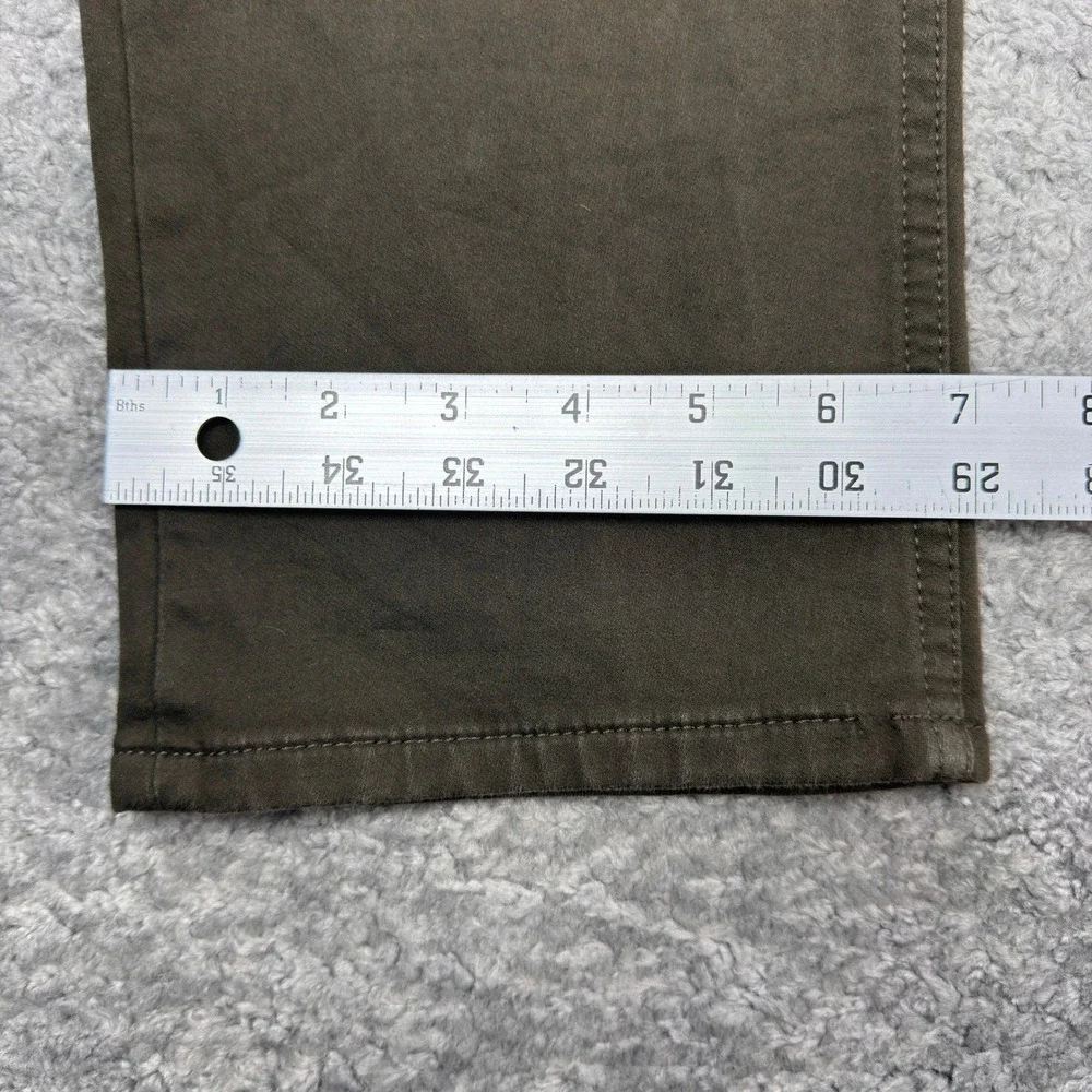 Banana Republic Mens Slim Traveler Pants 31x32 Surplus Olive Green SEE‎ PICS